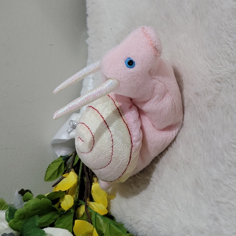 💚3/$25! VTG Swirly the Snail beanie baby